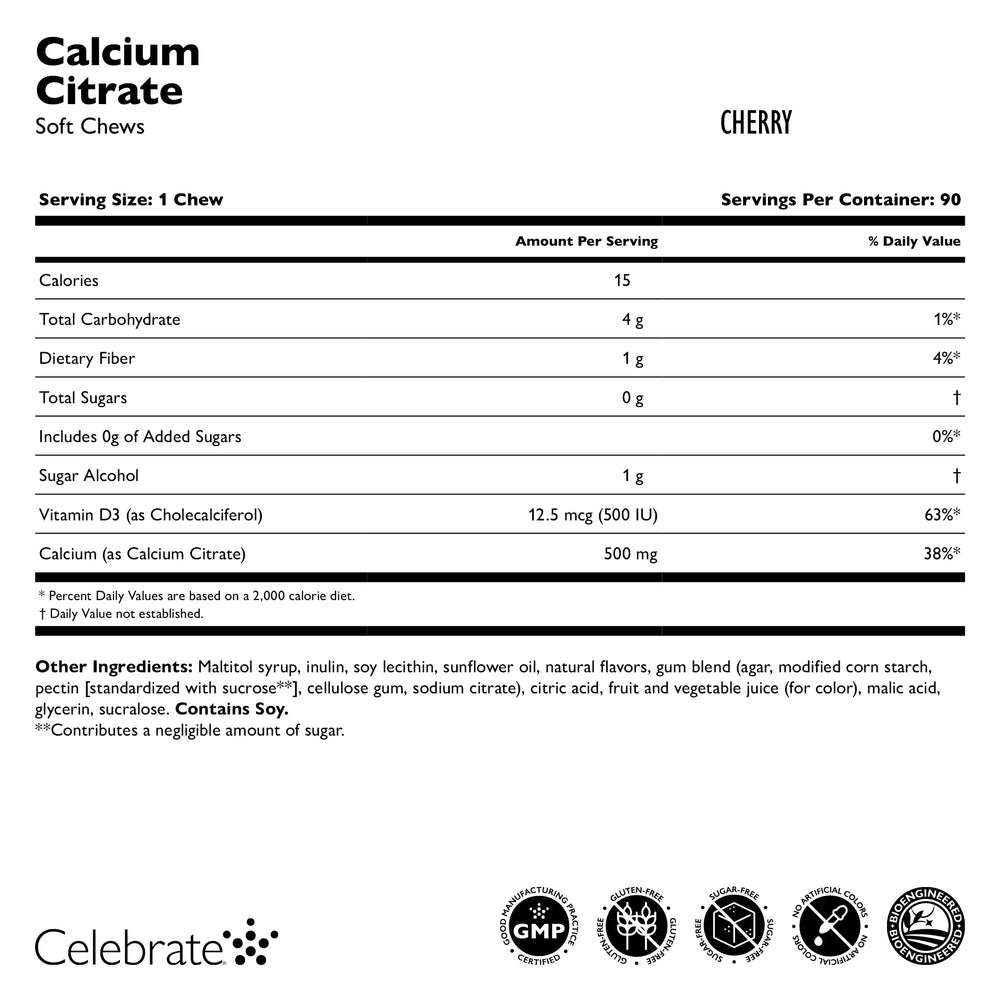 Celebrate Bariatric gluten-free chews suitable for sensitive diets.