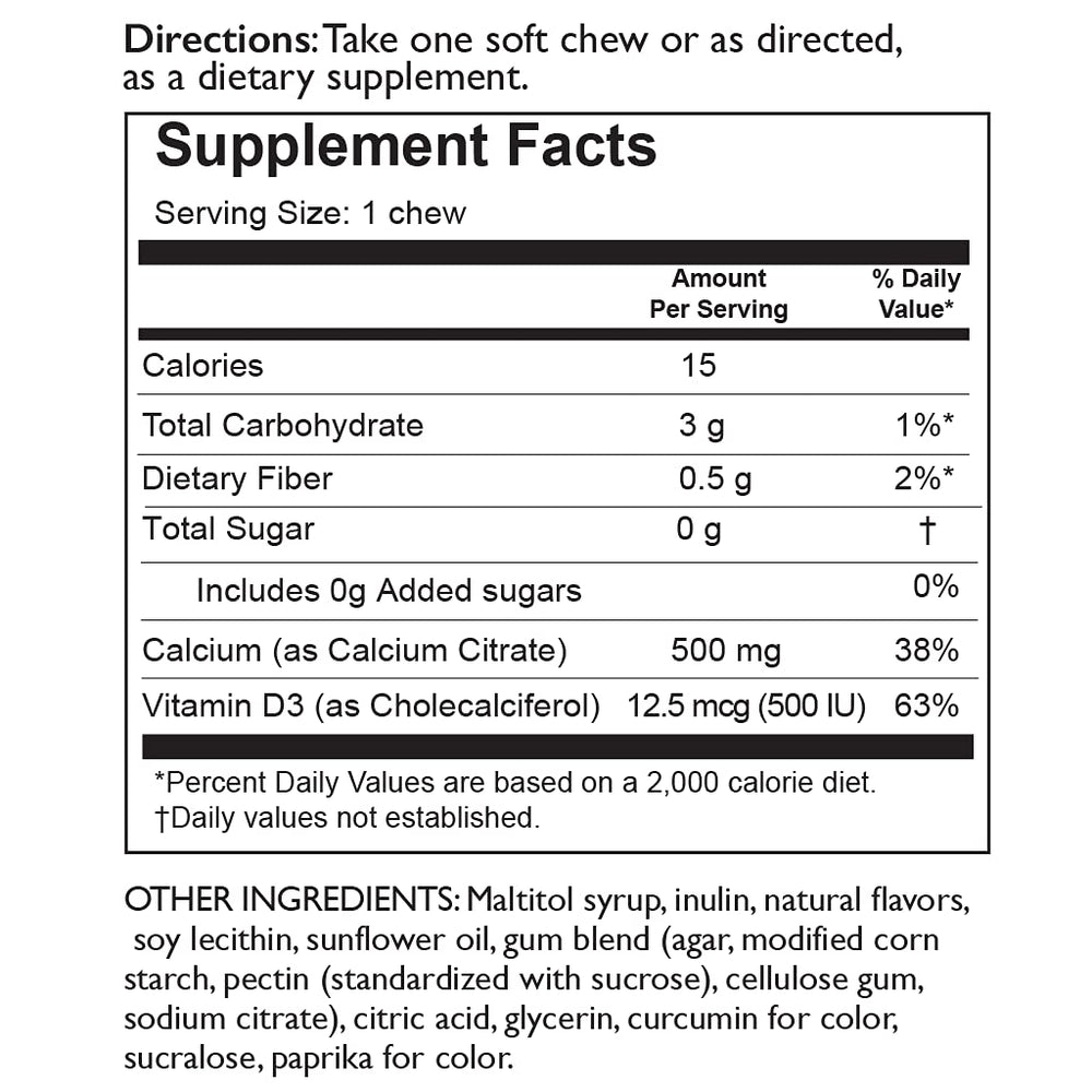 Celebrate Bariatric lemon-flavored chews ready to take with meals and on the go