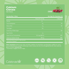 On-the-go Celebrate Bariatric chews packaging for convenient daily use.