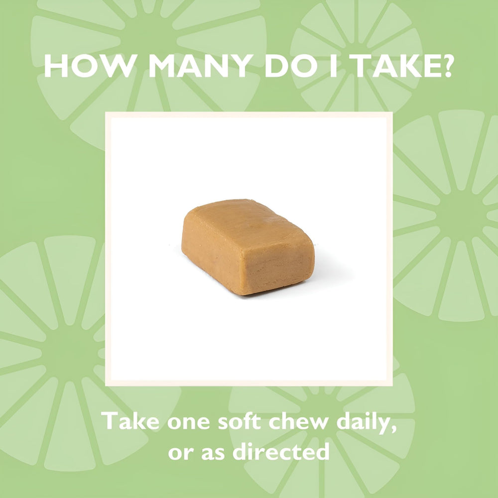 Celebrate Vitamins Bariatric calcium citrate soft chews offer high absorption with vitamin D3.