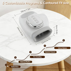 Celinfto hand massager showing soft lining for comfortable sessions.