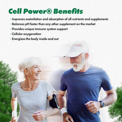 Minerals and vitamins provide a balanced nutrient profile in CELL POWER oxygen drops