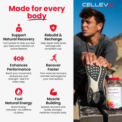 Cellev8 Prime Recovery NSF Sport logo on packaging.
