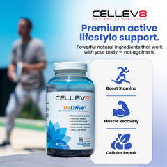 Cellev8 ReDrive gummies closeup highlights texture and chew