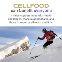 Cellfood Oxygen Boost mixed with juice shows versatile consumption.