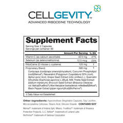 CELLGEVITY veggie capsules ready for daily glutathione support