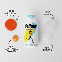 Cellular Hydration bottle labeled made in USA supporting quality hydration