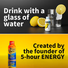 Cellular Hydration shot being poured into water for rapid absorption