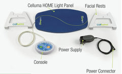 Celluma Home included facial rests for comfortable facial sessions.