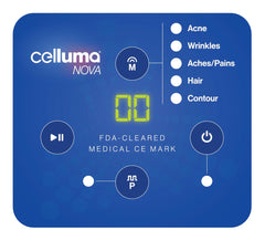 Celluma Nova flexible panel ensures close contact on tricky body areas.