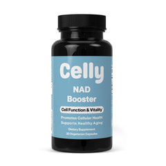 Celly NAD Booster bottle front for daily vitality