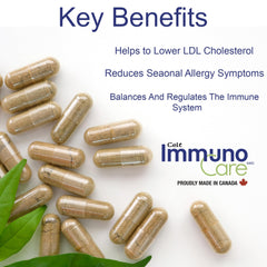 Flax seed and grape seed visuals complement Celt Immunocare antioxidant profile