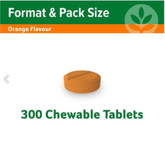 Close-up of Cenovis Vitamin C 500mg Sugarless tablet, easy daily intake.