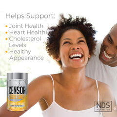 Censor EFAs support skin, hair, nails, and overall vitality.