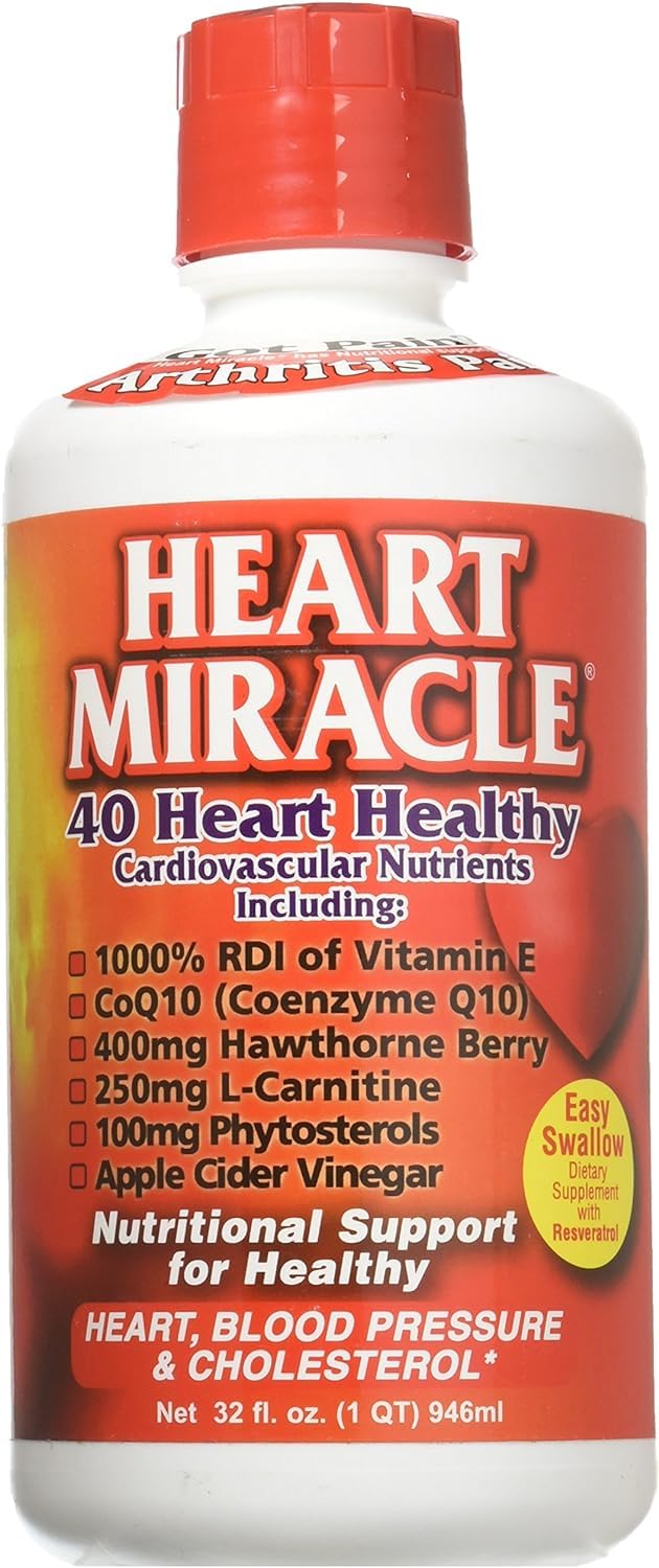 Century Systems Heart Miracle bottle pour for easy daily heart support