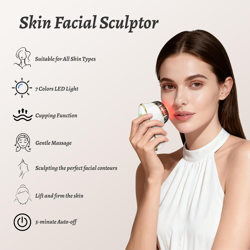 CENXIGO seven-color LED address multiple skincare concerns with targeted sessions.