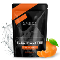 Cerus Electrolyte bottle after workout, supporting recovery hydration.