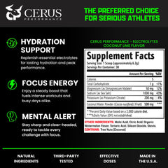 Cerus Coconut Lime electrolyte workout-scene implying endurance.