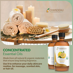 Chandeau Essentials lemon oil for soap crafting with fresh scent