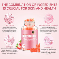 CHANGARLOAD Glutathione Collagen Glow Gummies jar-front for daily beauty routine.