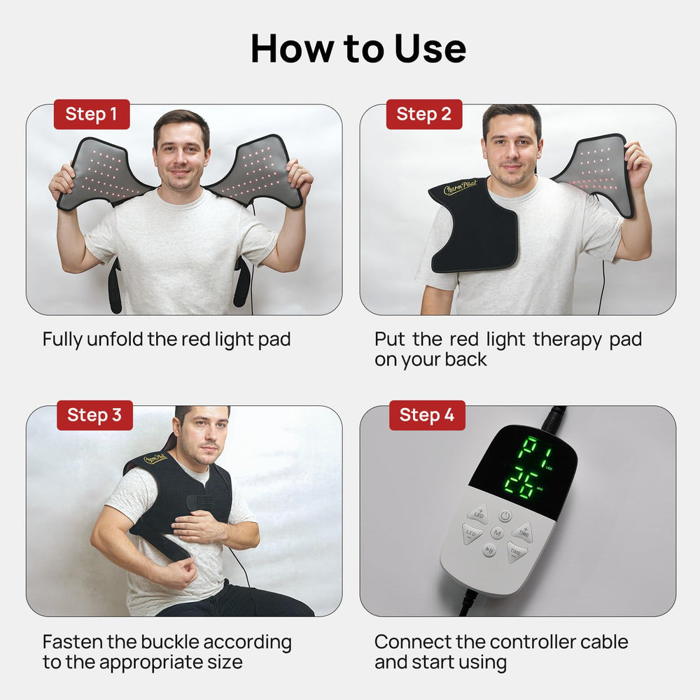 Charmpilot adjustable elastic strap ensures secure neck and shoulder fit