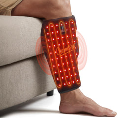 charmpilot calf therapy pad front view targets leg relief with red and near-infrared light