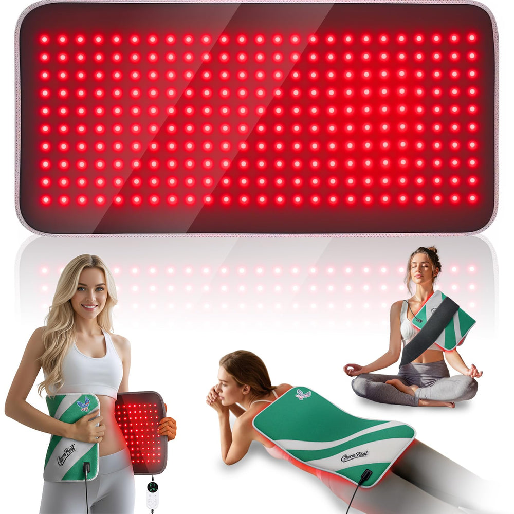 Charmpilot red light therapy pad front view for targeted coverage.