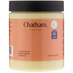 Chatham Eczema Relief Soap Bar 5oz pack on display, fragrance-free.