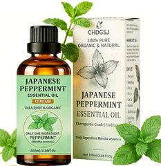 CHDGSJ Japanese Peppermint Oil bottle for pure cooling aroma.