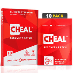 CHEAL Recovery Patch 10-pack box front, ideal for celebrations.