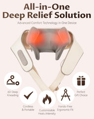 CheckSimple detachable washable cover keeps massager clean between uses
