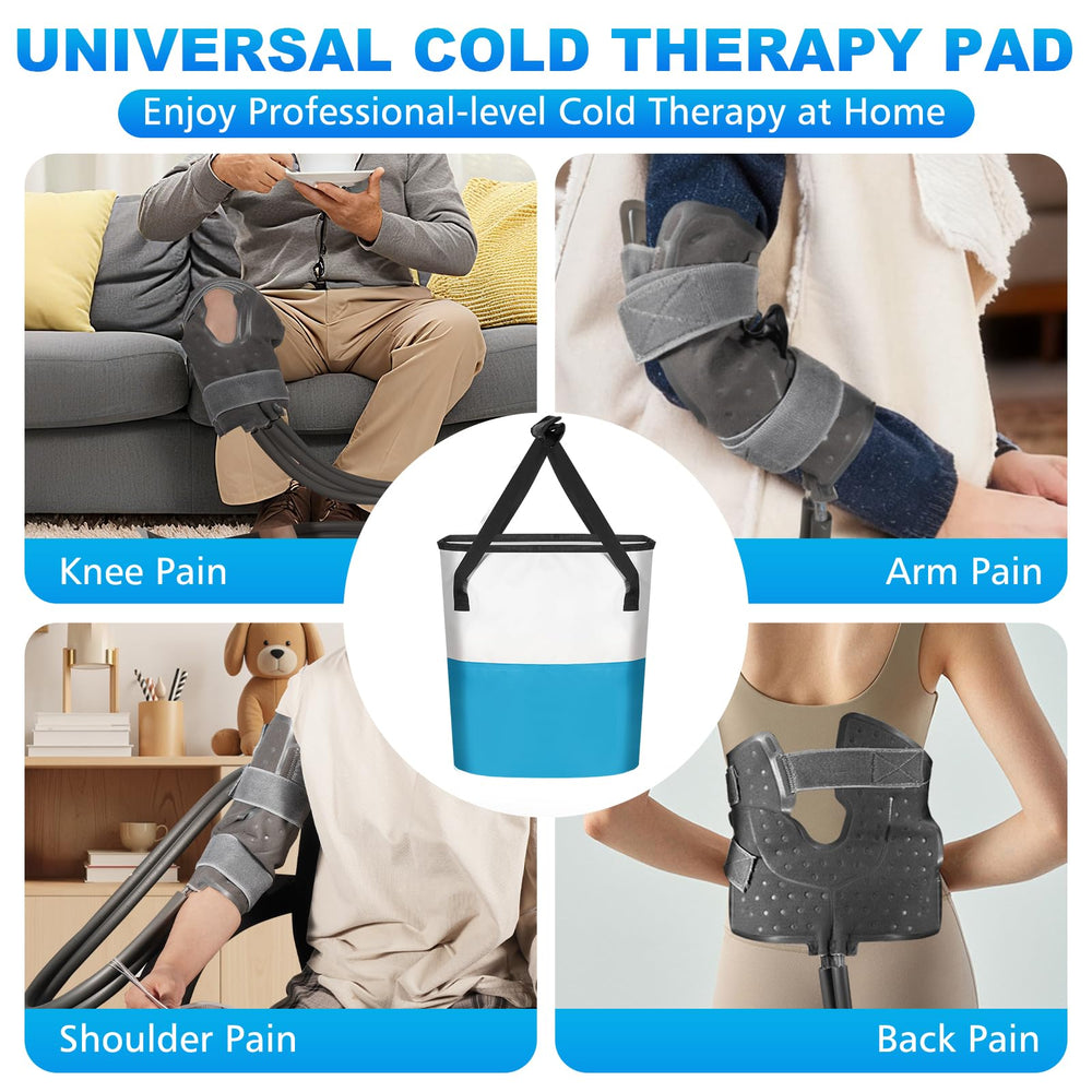 Chendssfkd portable belts with elastic straps securing the pad