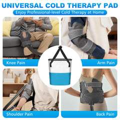Chendssfkd portable belts with elastic straps securing the pad