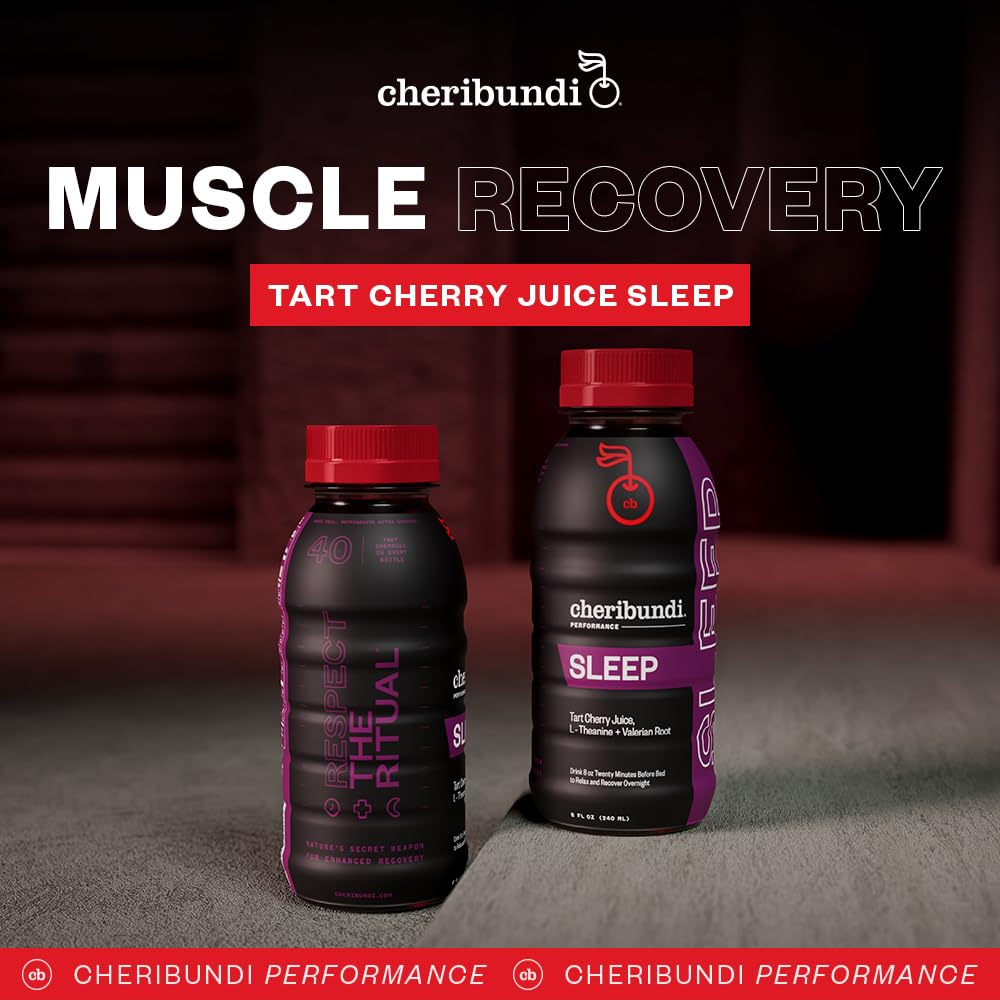 Cheribundi athlete recovery glass suggesting post-workout hydration