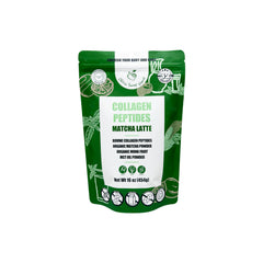 Chérie Sweet Heart collagen matcha latte canister showing premium ingredients for daily beauty and energy
