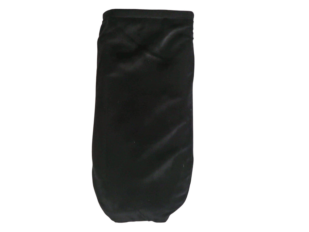 Chichester Inc rabbit fur massage mitt (black) measurements indicate generous fit and fur coverage