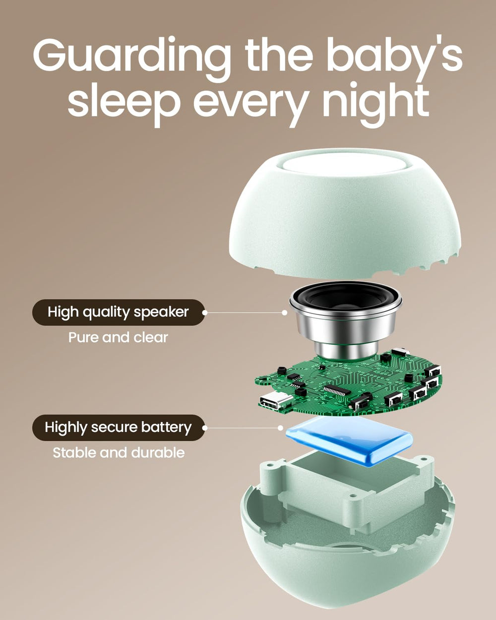 CHICWAY in a nursery setup highlighting a calm sleep environment