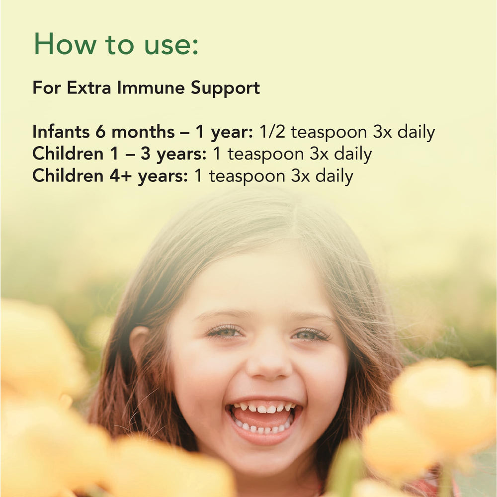 Gluten-free and non-GMO First Defense formula for growing children.
