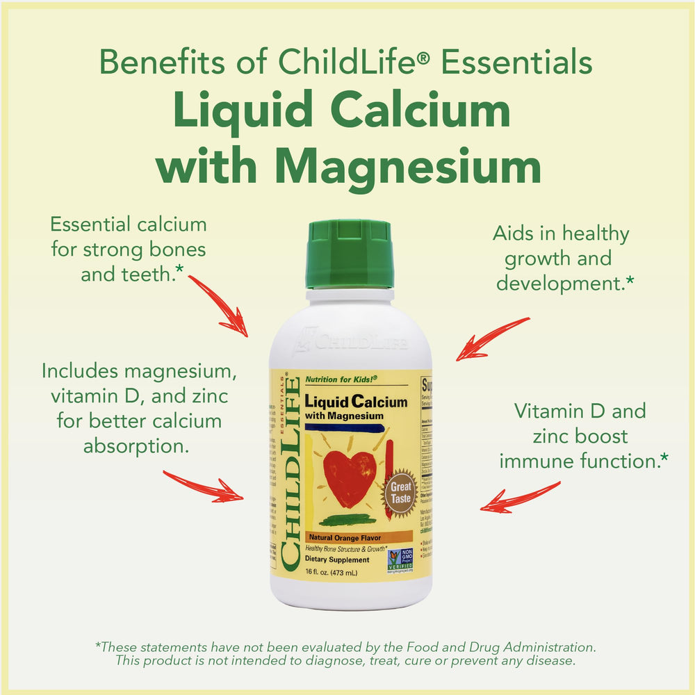 ChildLife Essentials packaging shows clear age-based dosing guidance.