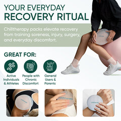 CHILLTHERAPY Medium Breaker soothes lower back with round, moldable design