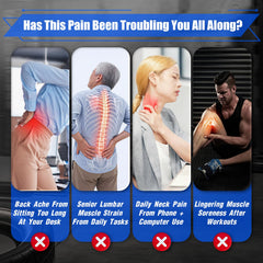 Chinensis Massage Gun used on back and shoulders for targeted relief