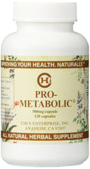 Chi's Enterprise Pro-Metabolic bottle pour shows easy daily dosing.