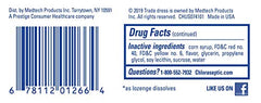 Chloraseptic Citrus lozenges foil seal detail emphasizing freshness.