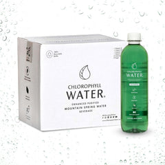 Chlorophyll Water stored in the fridge for convenient hydration