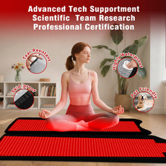 Cholas flat 74x77.2 inch mat laid out for traditional full-body treatment