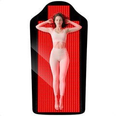 Cholas red light therapy mat with full-body coverage for convenient home wellness.