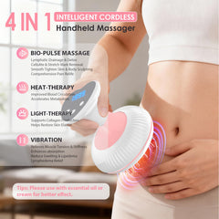 Choufaly anti-cellulite massage tool on legs for smoother skin texture.