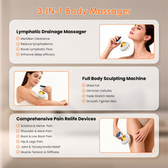 Choufaly body sculpting machine using microcurrent and light for skin toning.