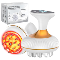 Choufaly lymphatic drainage massager in action for leg swelling relief.