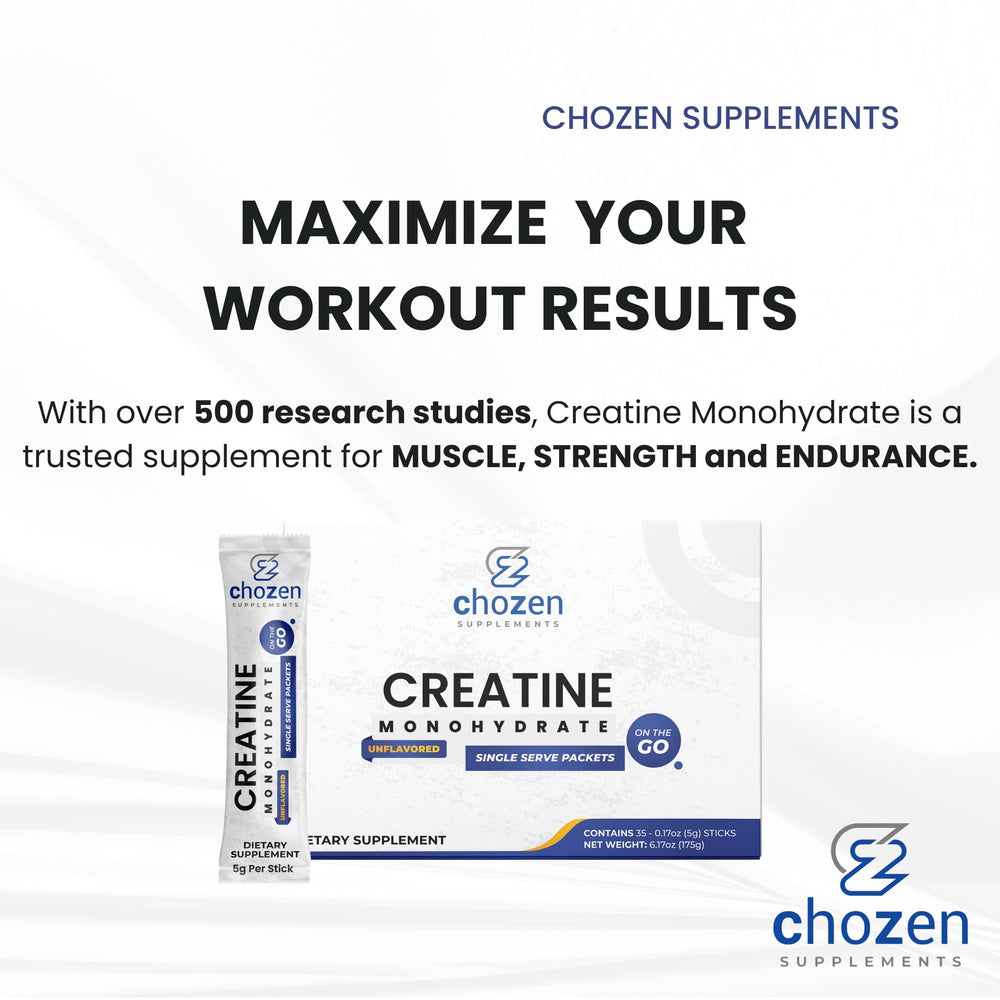 ChoZen Creatine Monohydrate post-workout-recovery supports faster rebound between sets